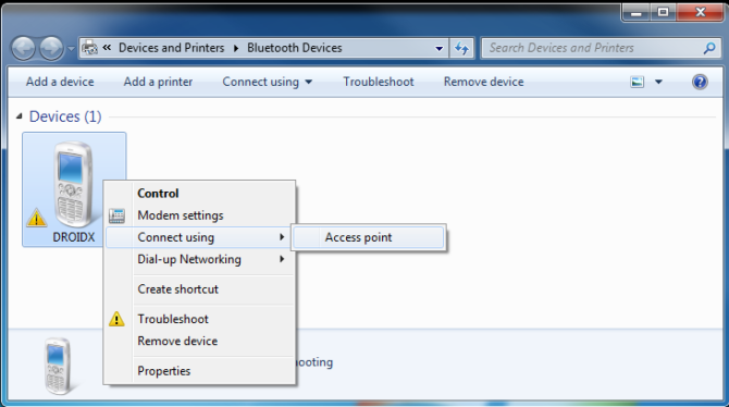 Add device Connect using Access point