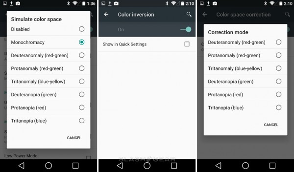 Developer options android switch on monochrome mode
