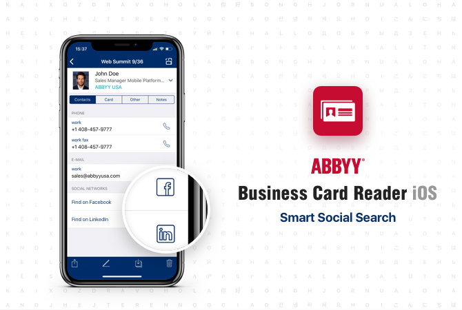 abbyy business card reader for mac