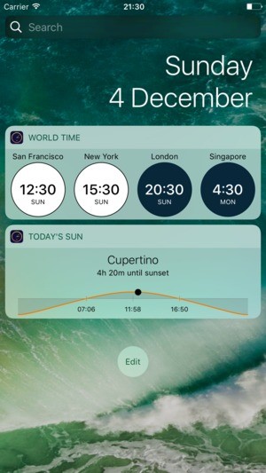 App World Clock all timezones