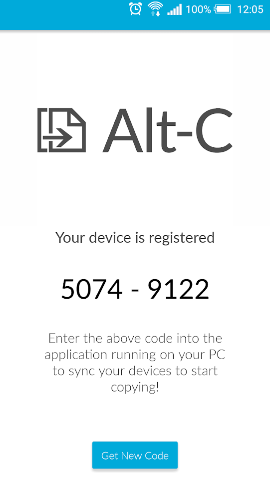 android alt-c app