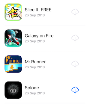 appstore download history