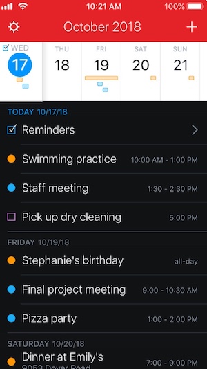 reminder app for ios