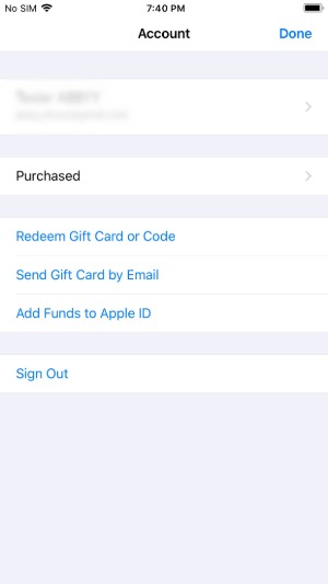 Enter your gift card download code iPhone