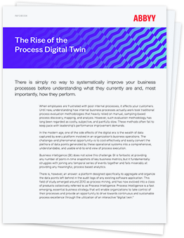 The Rise of the Process Digital Twin - ABBYY Timeline