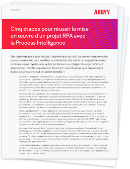 Five Steps to Successful RPA Implementation with Process Intelligence PDF - ABBYY Brochure
