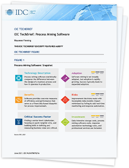 IDC TechBrief: Logiciel de Process Mining