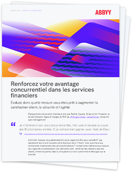 Sharpen Your Competitive Edge in Financial Services - ABBYY Checklist