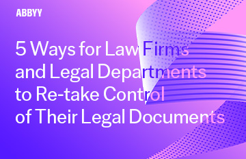 how to re-take control of legal documents - ABBYY eBook