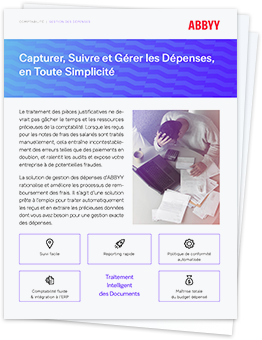 Capture, Track, and Manage Expenses the Easy Way - ABBYY Brochure