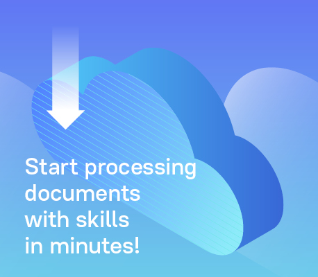 Start processing documents with skills in minutes using ABBYY's digital marketplace