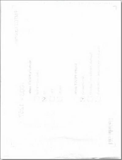 blank white paper scan